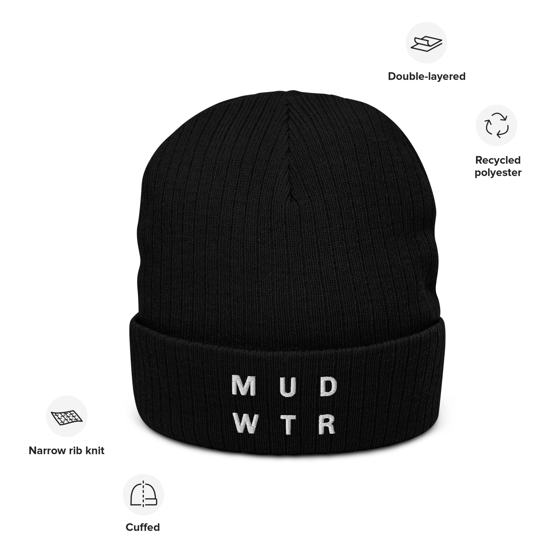 mud-wtr-beanie-y0 ribbed-knit-beanie-black-front-6478f6ebb8db4.png